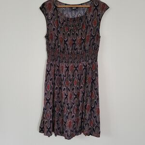 Anthropologie Maeve Cap Sleeve Fit and Flare Dress Size M